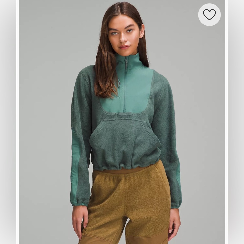 Lululemon Fleece + Ripstop Hiking Pullover